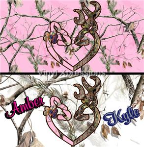 Browning Heart Decal Camo And Pink