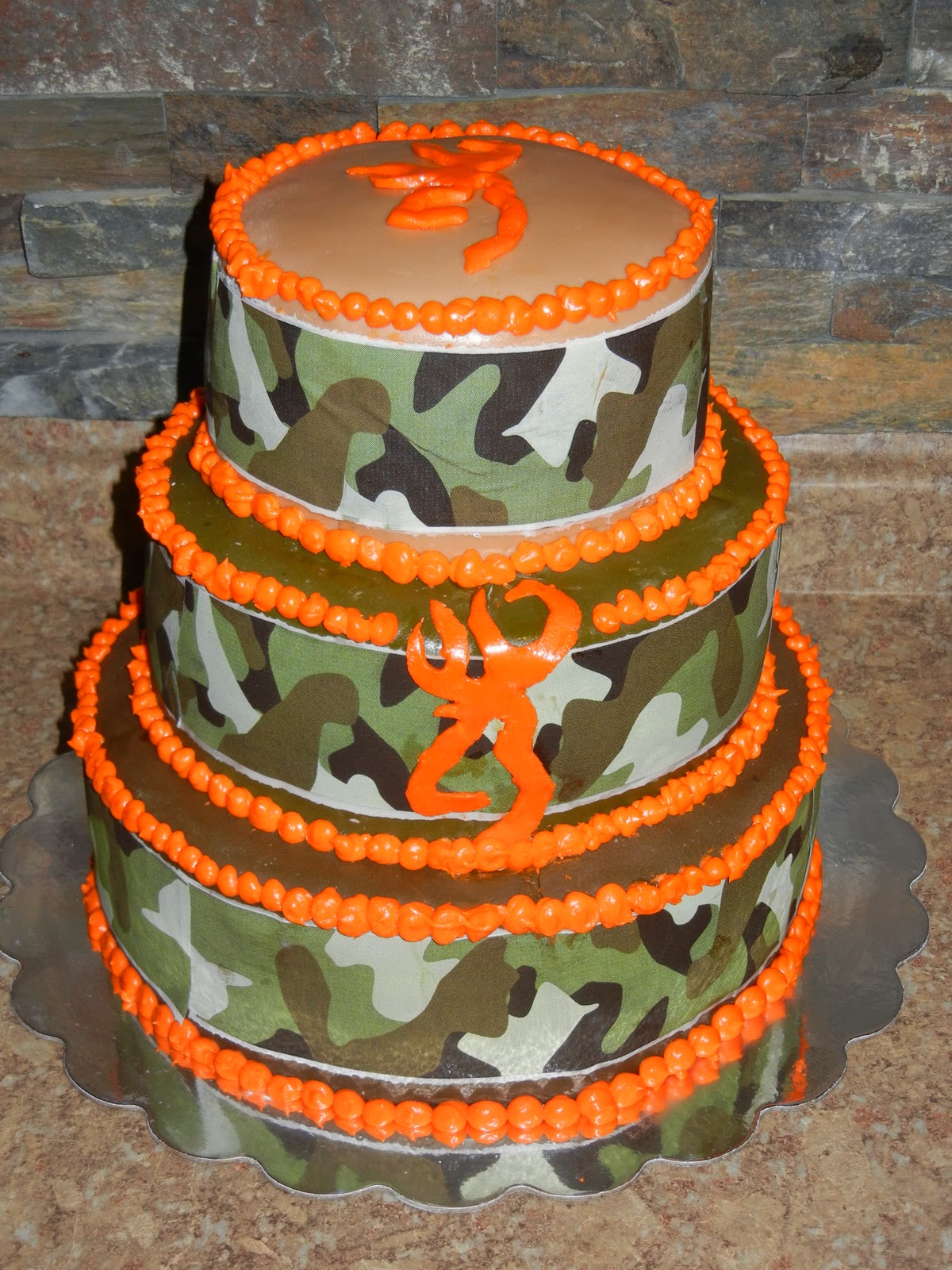 Browning Symbol Cake