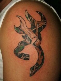 Camo Browning Tattoos For Girls