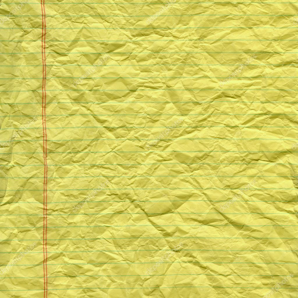 Crumpled Notebook Paper Texture