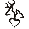 Draw Browning Deer Symbol