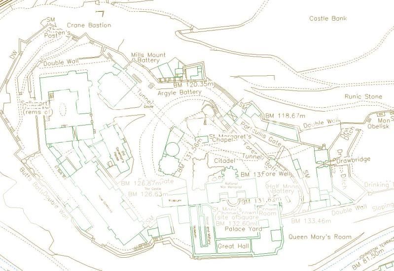 Edinburgh Vaults Map