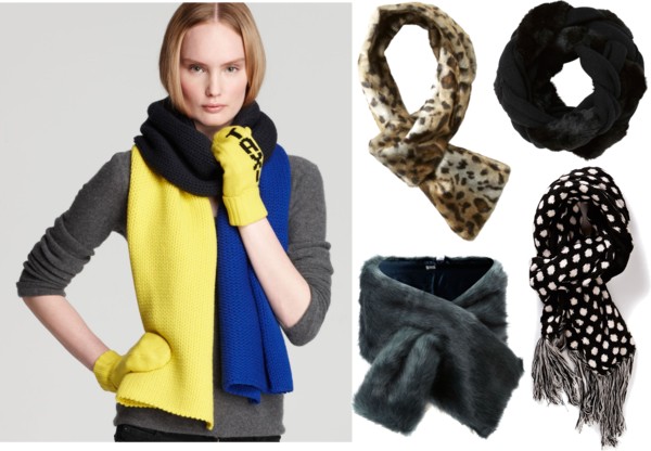 Faux Fur Scarves For Women