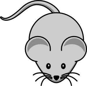 Gray Mouse Cartoon