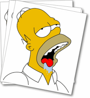 Homer Drooling Gif