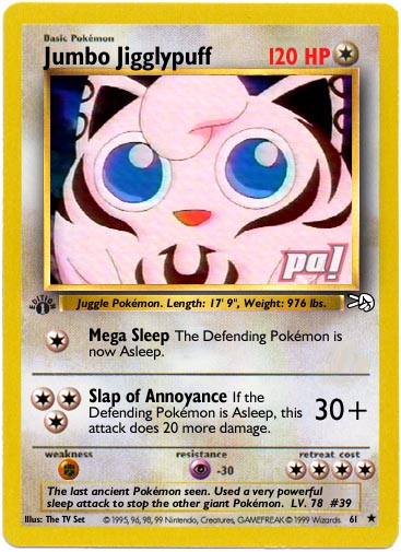 Jigglypuff Pokemon Card