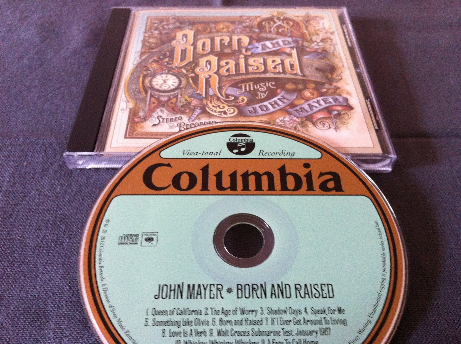 John Mayer Born And Raised Album