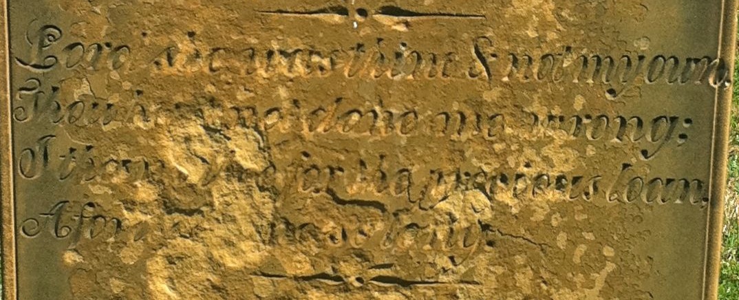 John Newton Epitaph