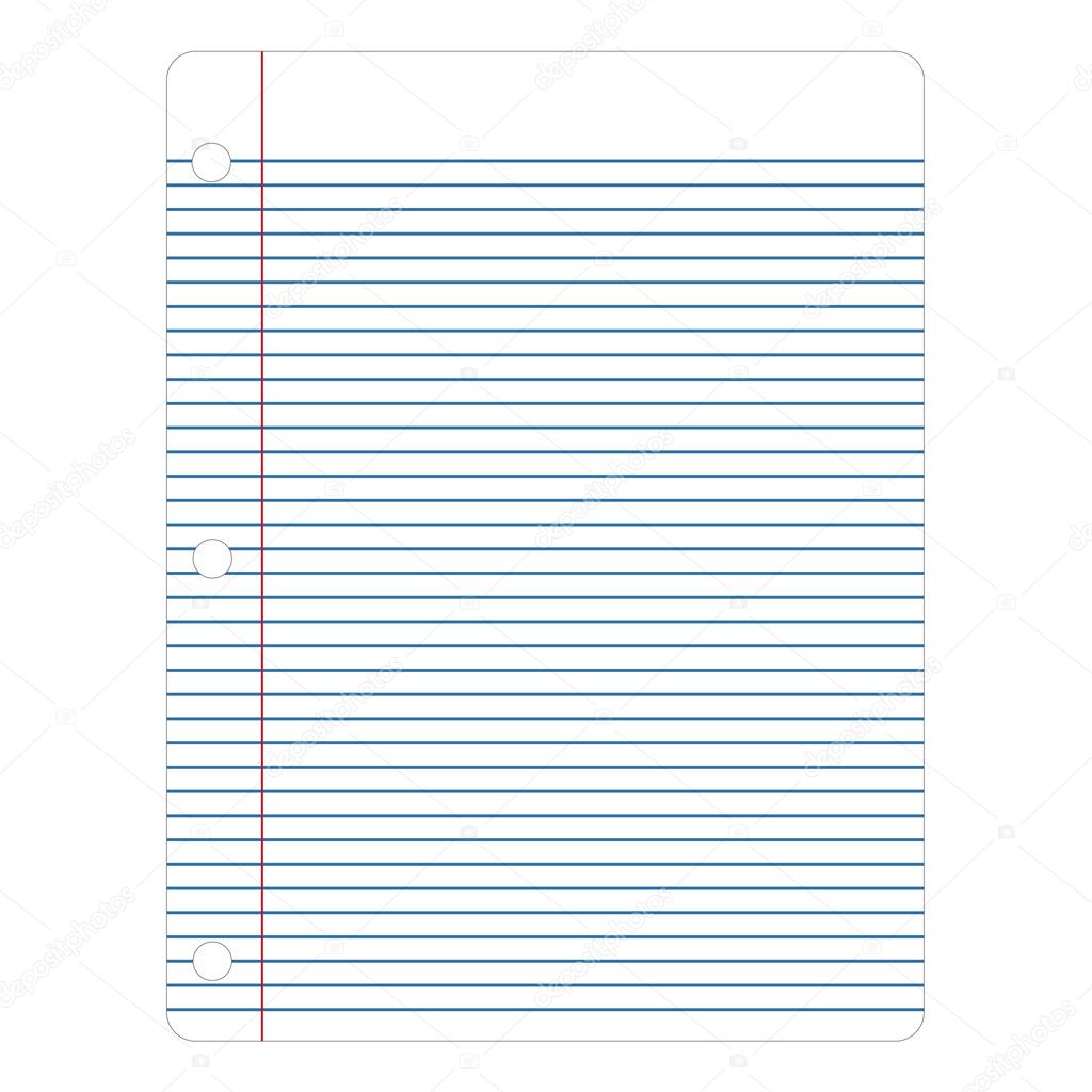 Notebook Paper Clipart