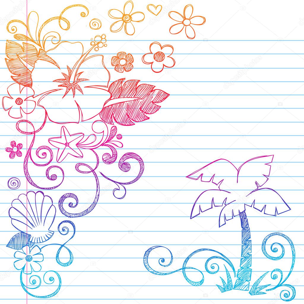 Notebook Paper Doodles