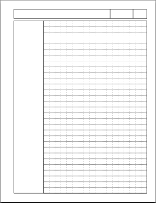 Notebook Paper Template For Pages