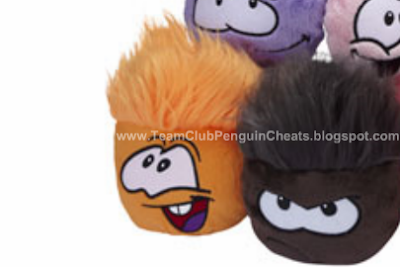 Orange Puffle Plush