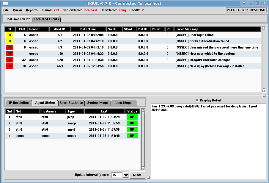 Ossec Gui