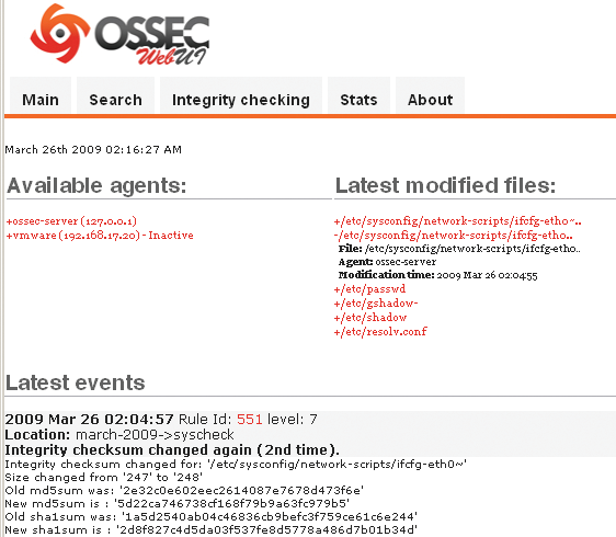 Ossec Gui