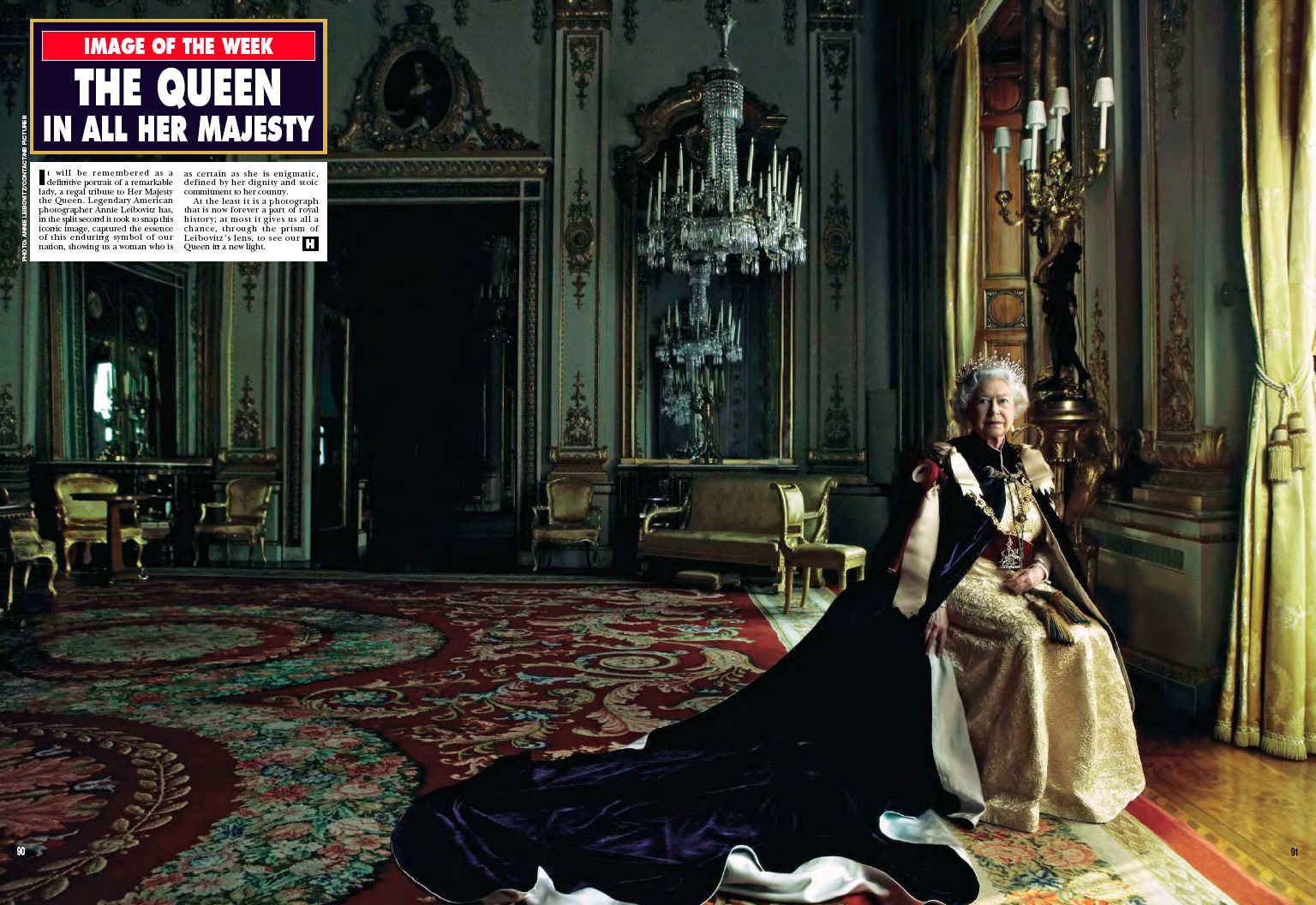 Queen Elizabeth Annie Leibovitz Photos