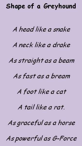 Short Simile Poems For Kids