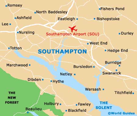 Southampton England Map