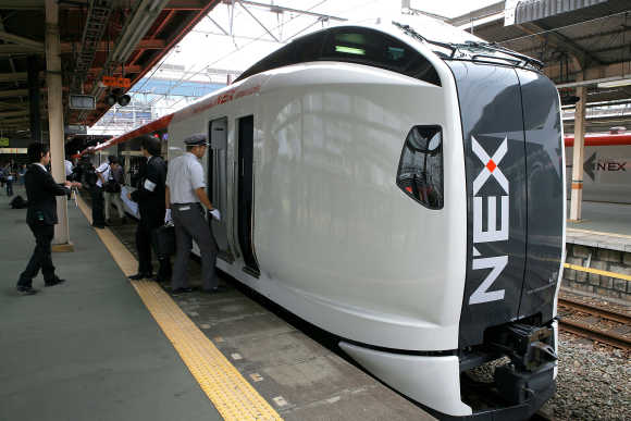 Super Fast Train In Japan