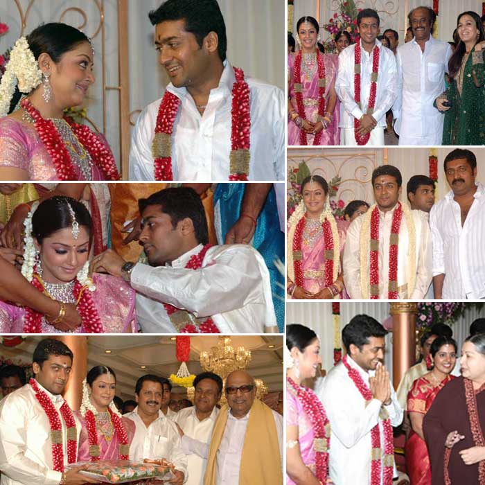 Surya Jyothika Marriage Photos Videos