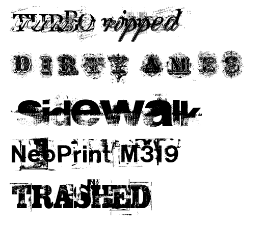 Top Grunge Fonts