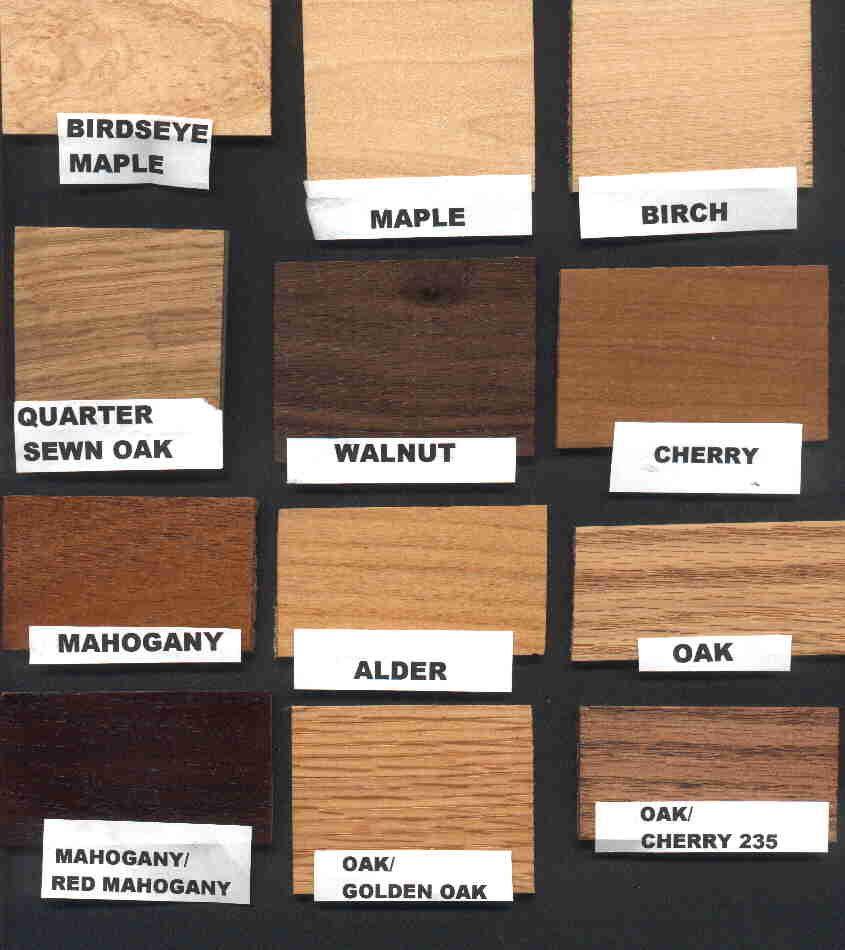 Wood Finish Samples