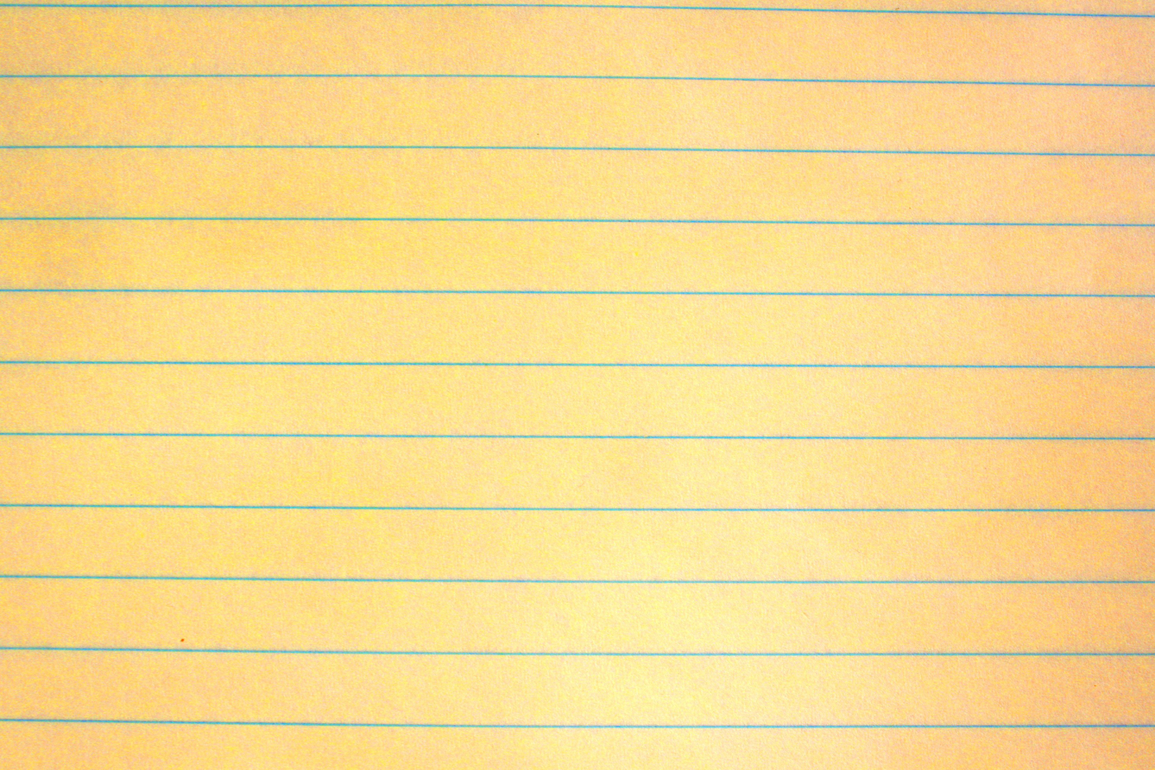 Yellow Notebook Paper Texture